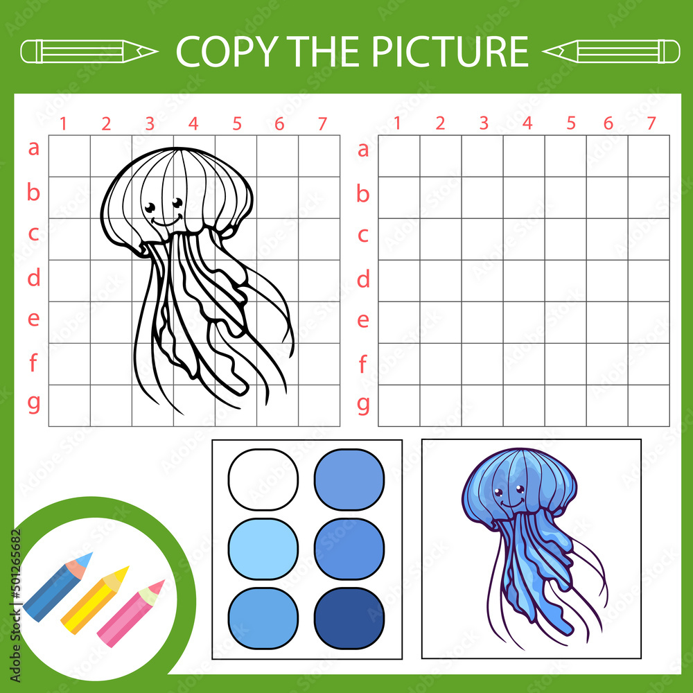 Coloring Book Kids Jellyfish Vector Stock Vector (Royalty Free) 2302789893  | Shutterstock