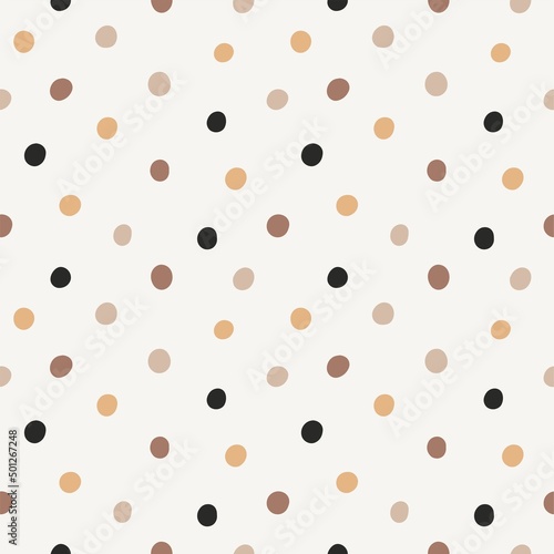 Cute cartoon Bohemian nursery ppattern. Boho vector print for wall decor in children's bedroom. Seamless pattern
