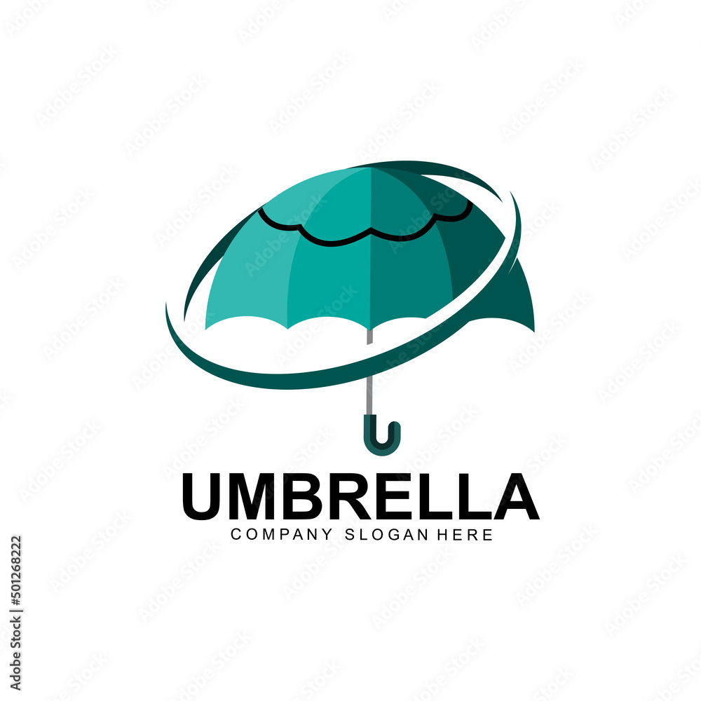 Umbrella logo design,Vector illustration of protective gear from rain Umbrella logo design,Vector illustration of protective gear from rain