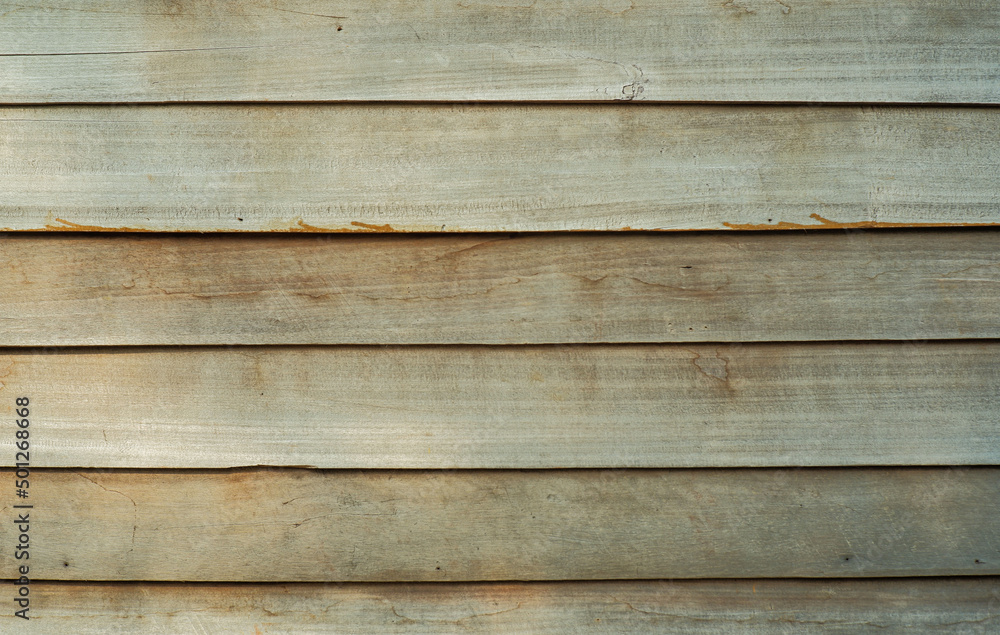 Fototapeta premium brown old wooden house background with jagged cracks for wallpaper.