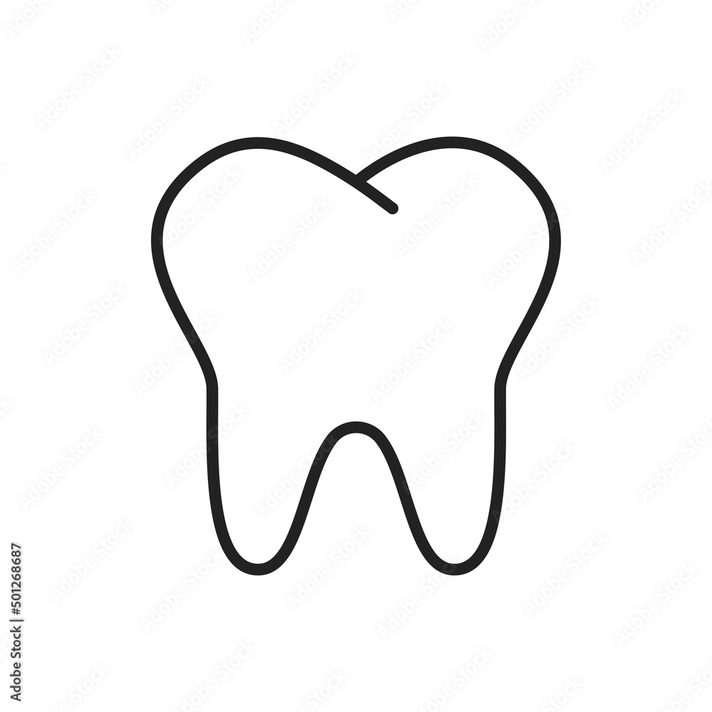 Tooth icon. High quality black vector illustration. Tooth icon. High quality black vector illustration.