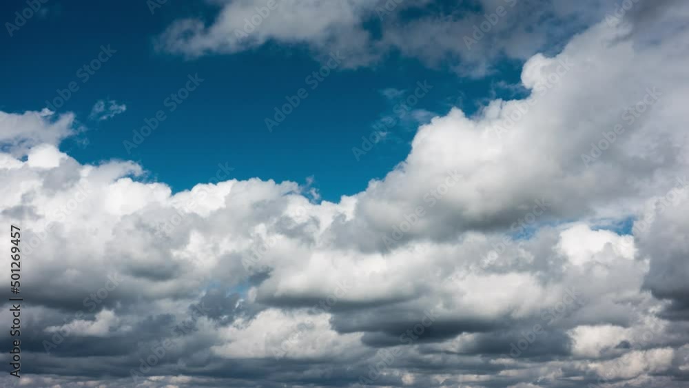 Time Lapse Of Clouds Moving In Blue Time Lapse Of Clouds Moving In Blue