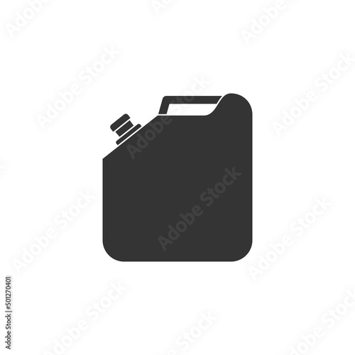 Jerry can vector clip art icon vector illustration