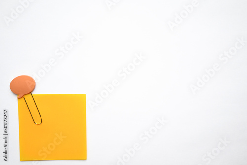 place for writing text notes on white background