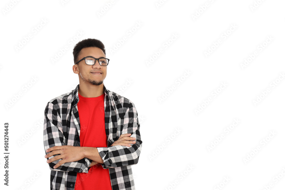 Young handsome man isolated on white background Young handsome man isolated on white background