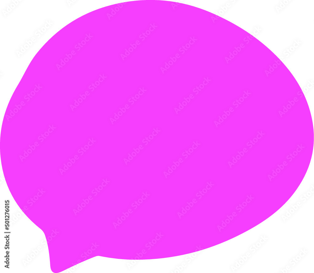 Obraz premium Abstract Colorful Shape Collection: Text Bubble