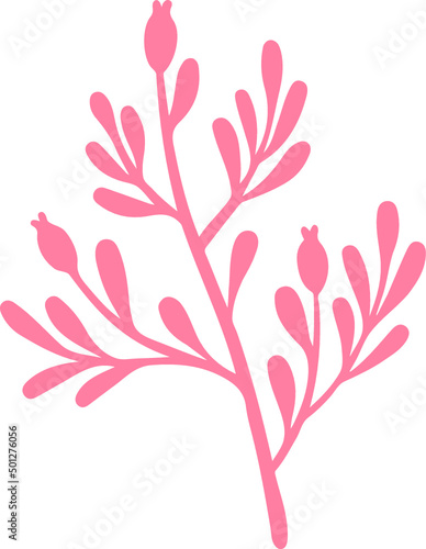 Abstract Coloful Shape Collection: Abstract Plants (Flowers and Branches)