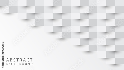 White abstract background on 3d design