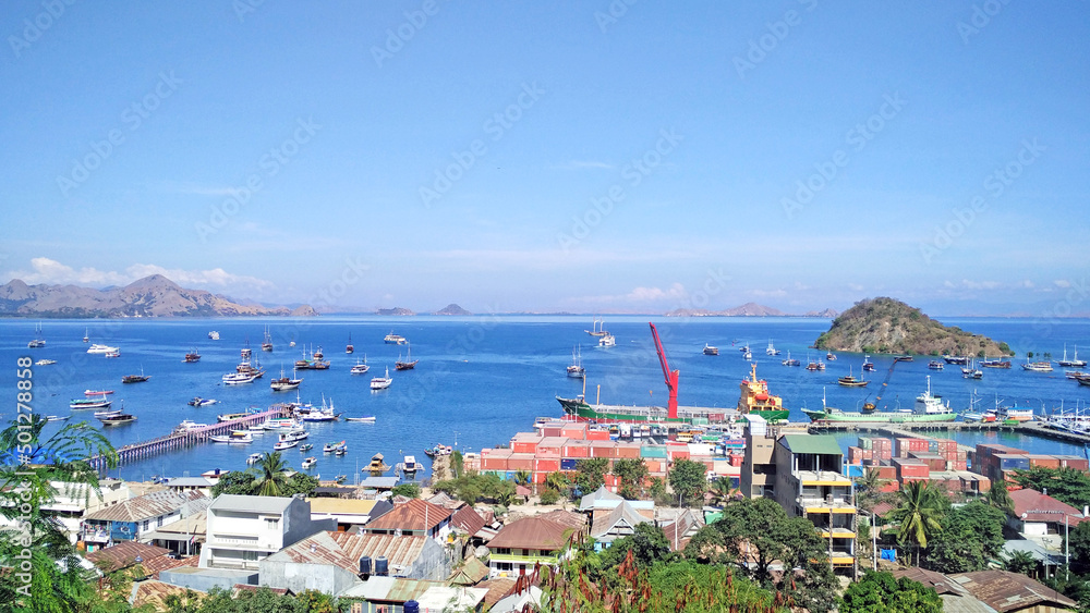 Labuan Bajo Harbor in East Nusa Tenggara
