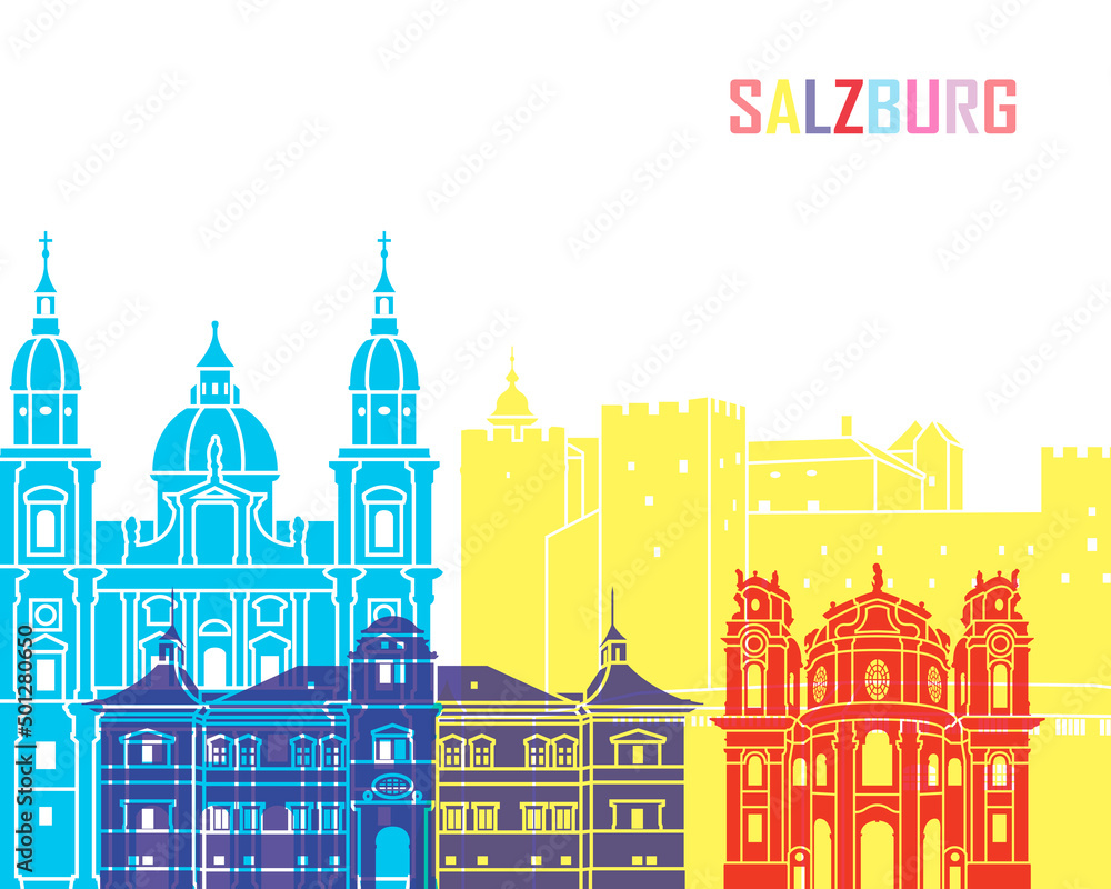 Salzburg skyline pop