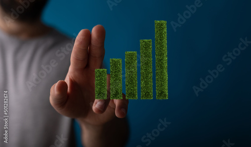 Green economy growth concep...