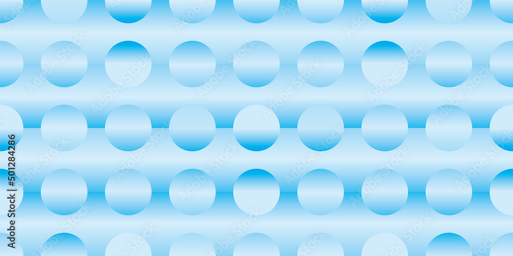 Cute circle shapes  background. Seamless pattern.Vector. かわいい円形のパターン　背景素材
