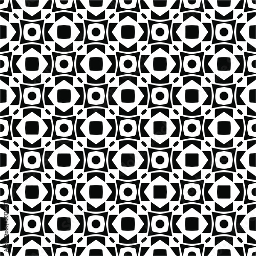  Vector monochrome pattern  Abstract texture for fabric print  card  table cloth  furniture  banner  cover  invitation  decoration  wrapping.seamless repeating pattern.Black and  white color.