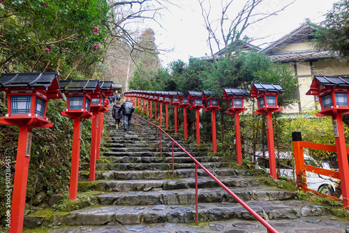 Kifune shrine in Kyoto  Japan