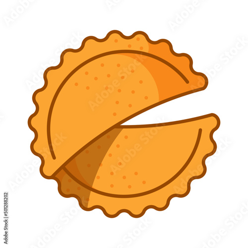 empanadas logo icon vector illustration