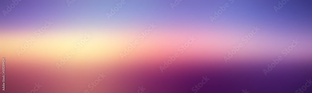 Wide gradient backdrop wallpaper blue gray. Smooth gradient blur blue purple. Blurred background imitating such beautiful natural phenomena as and and gamma.