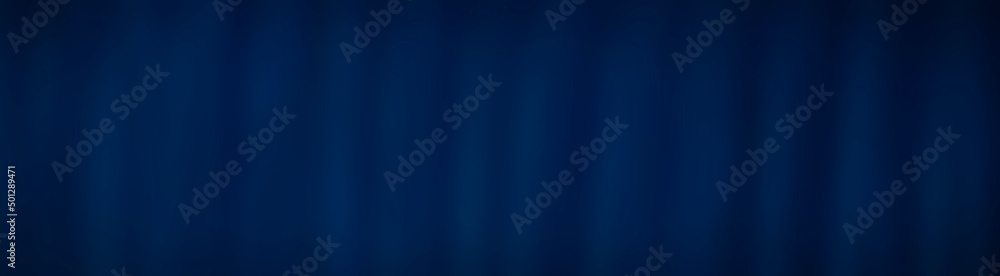 Wide gradient minimal simple background very dark blue. Abstract pattern pearl night blue. Illustration graphic design, banner, poster, card.