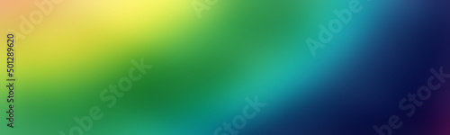 Wide backdrop wallpaper wall and empty space green sea. Backdrop wallpaper display wall and empty space pearl night blue. Colorful gradient blurred background.