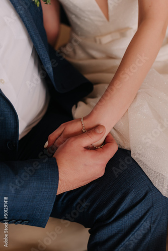 Wedding dress  wedding rings  bride accessories