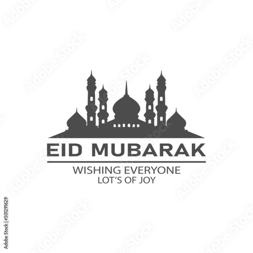 Eid-ul Fitr vintage logo template is a luxury logo that is suitable for your business, stationery design, social media kit, decoration and covering on the wall background, etc.