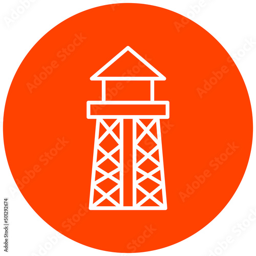 Vector Design Water Tower Icon Style