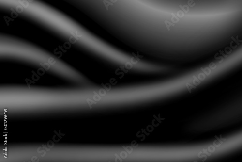 abstract black white grey curve wave fabric background