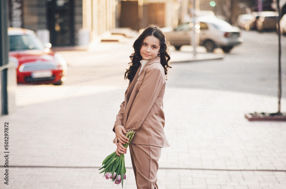 Fototapeta premium Little lady 