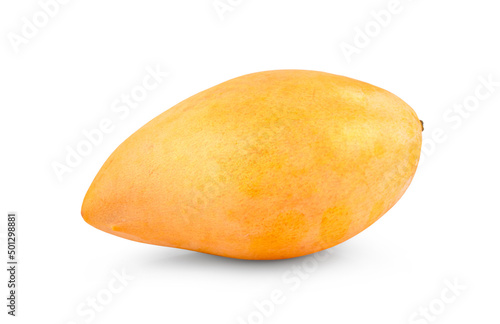 Ripe Mango isolated on white background.