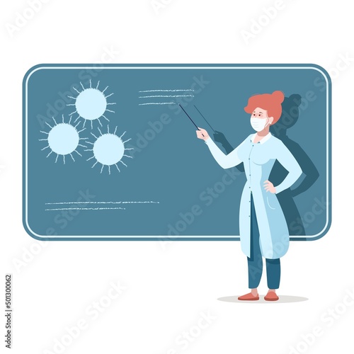 girl doctor shows germs instructions-2