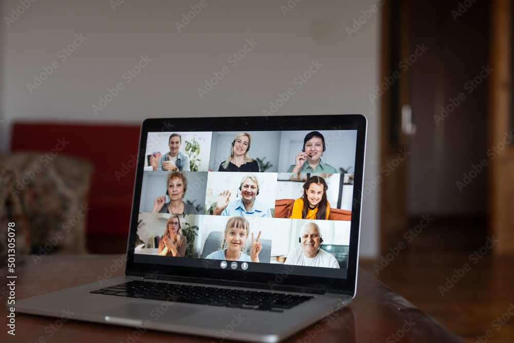 Online Video Conference Webinar Call. Business Meeting Online Video Conference Webinar Call. Business Meeting