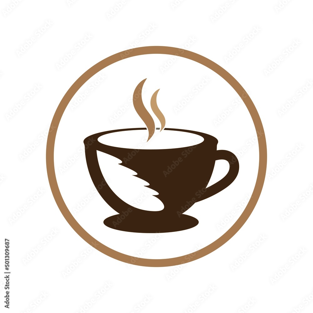 Obraz premium Coffee cup Logo Template