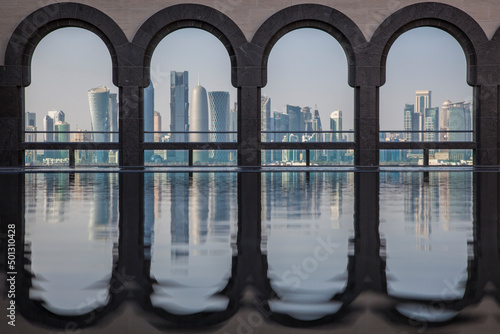 Doha,Qatar, February 7,2020:  Museum of Islamic art in Doha,Qatar.