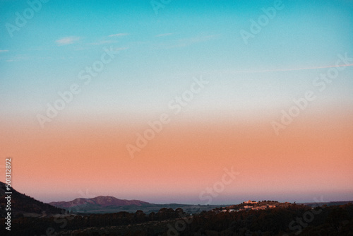 Atardecer con colores pasteles