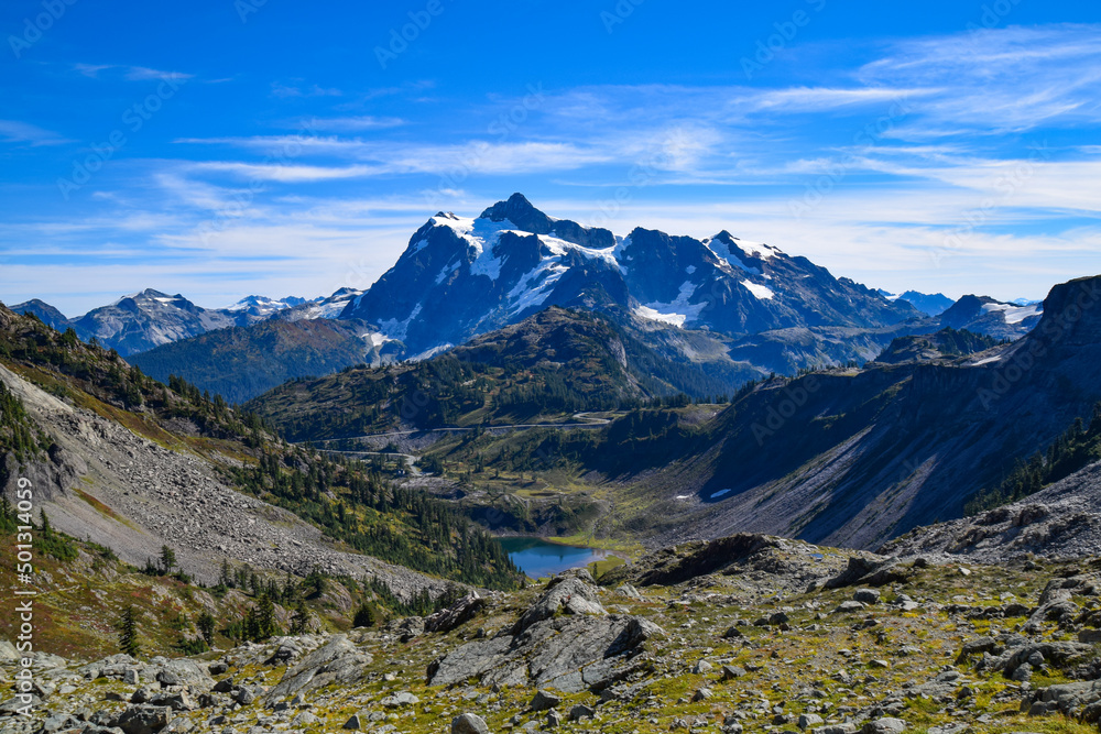 Mount Shuksan in the North Cascades National Park, Washington, United States of America