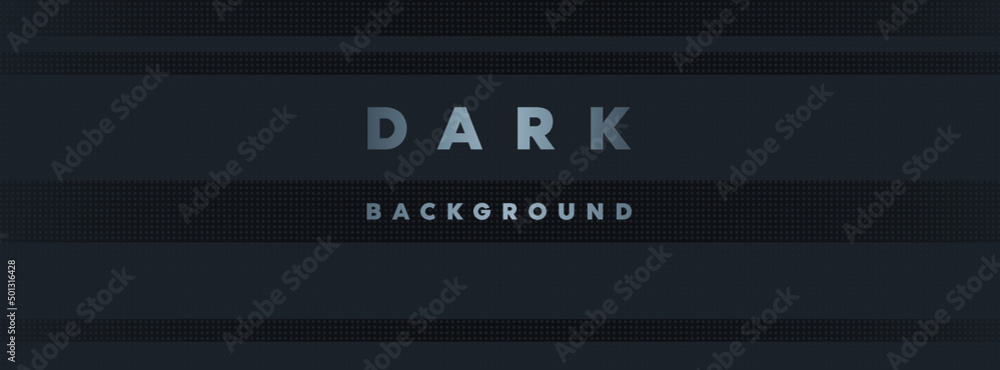 Dark textured vector background band banner template Dark textured vector background band banner template