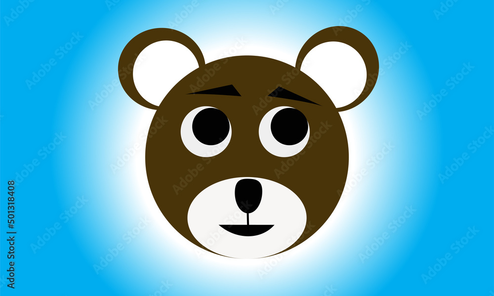 Fototapeta premium teddy face