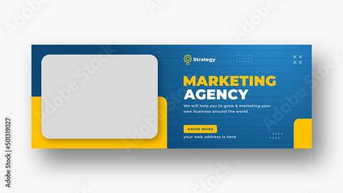 Digital marketing agency facebook cover web banner