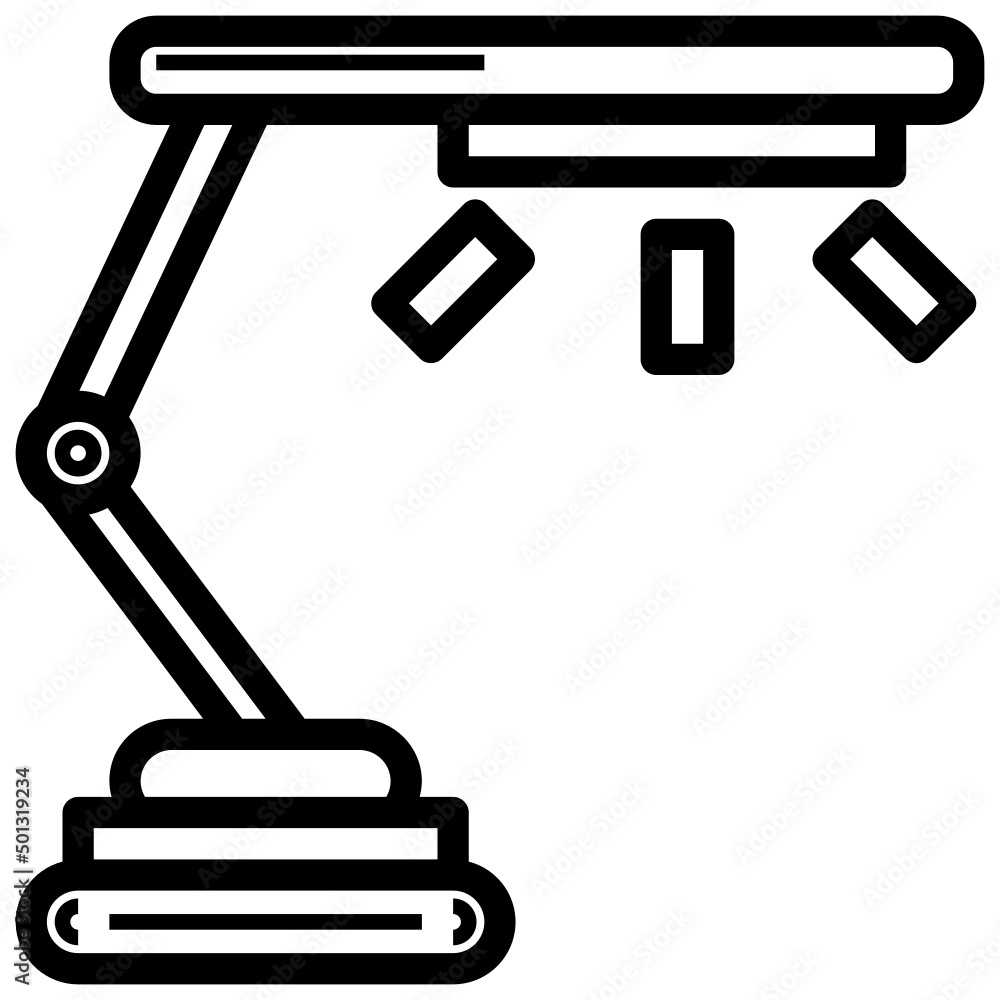 Table Lamp line icon,linear,outline,graphic,illustration Table Lamp line icon,linear,outline,graphic,illustration