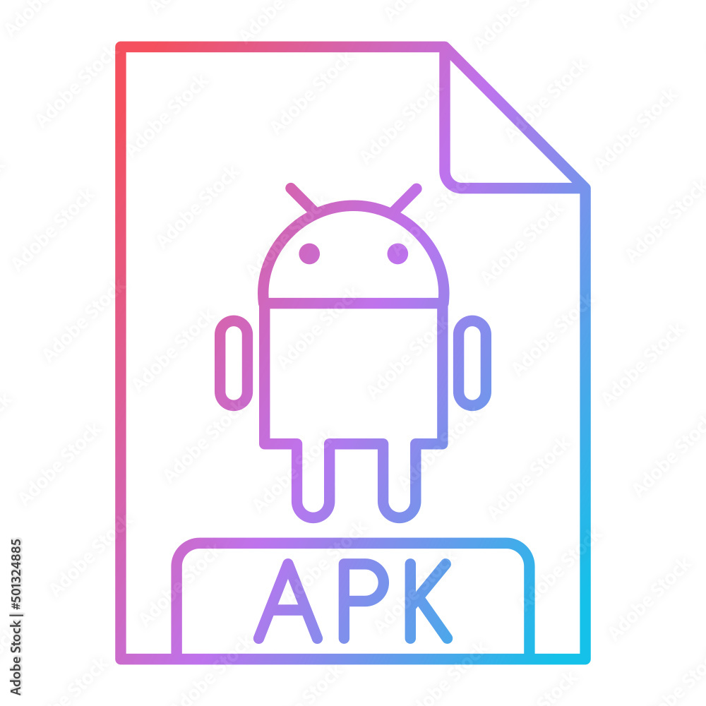 APK File Format Icon Design