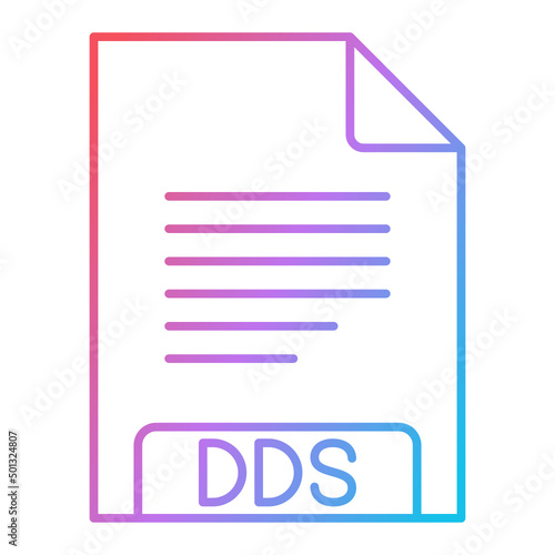 DDS File Format Icon Design