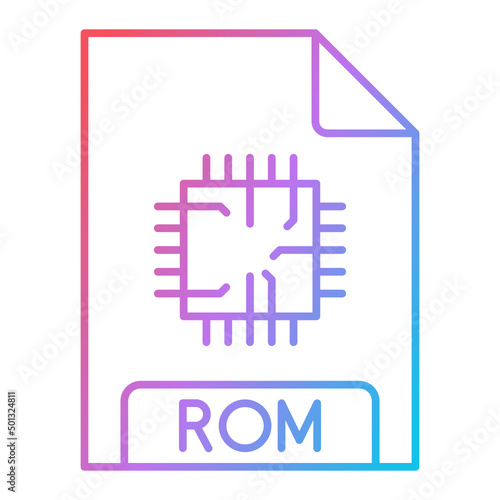 ROM File Format Icon Design