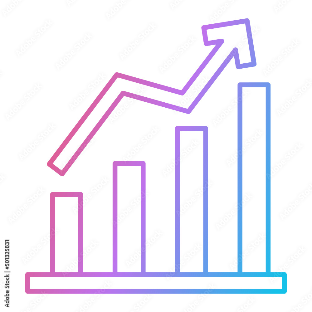 Business Growth Icon Design