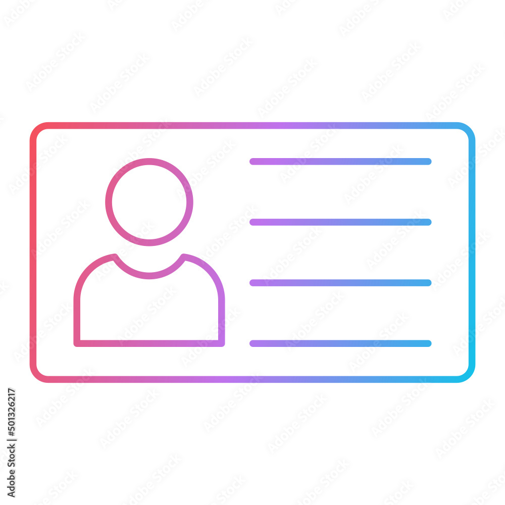Id Card Icon Design Id Card Icon Design
