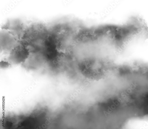 Cloud, fog or smoke isolated on abstract background. Royalty high-quality free stock photo image of white cloudiness, clouds, mist, watercolor or smog background