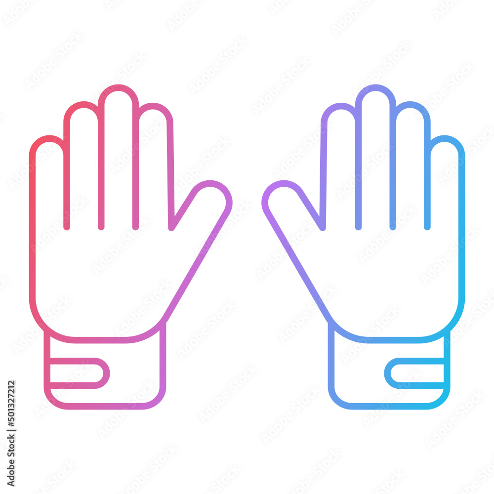 Goalie Gloves Icon Design Goalie Gloves Icon Design