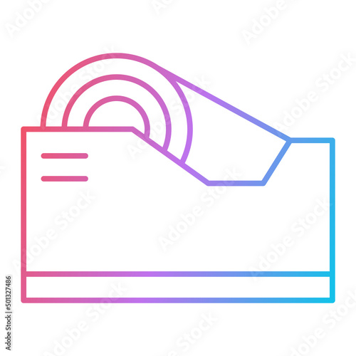 Tape Dispenser Icon Design