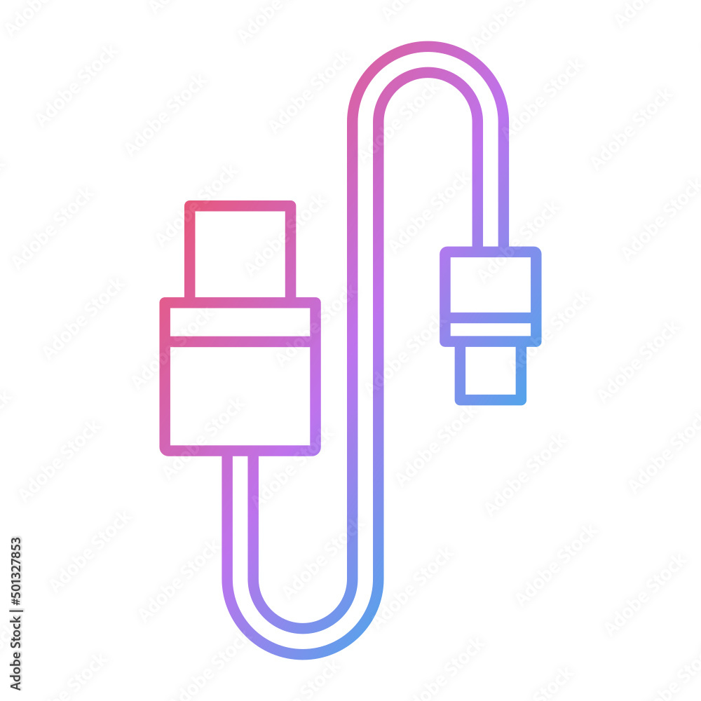 Data Cable Icon Design Data Cable Icon Design