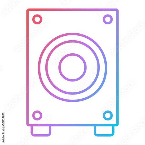Subwoofer Icon Design