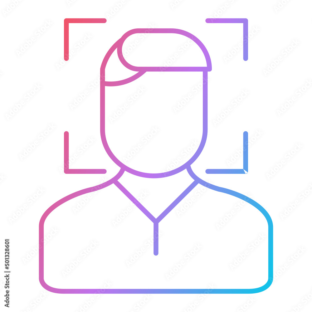 Face Scan Icon Design