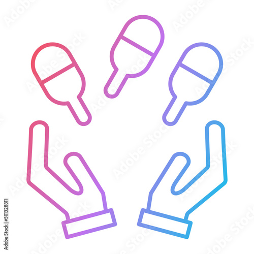 Juggling Icon Design